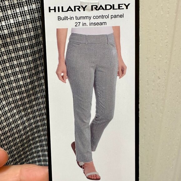 New Hilary Radley Pant Women's Size S Tummy Control Panel Mid Rise Stretch Ankle - Picture 2 of 15